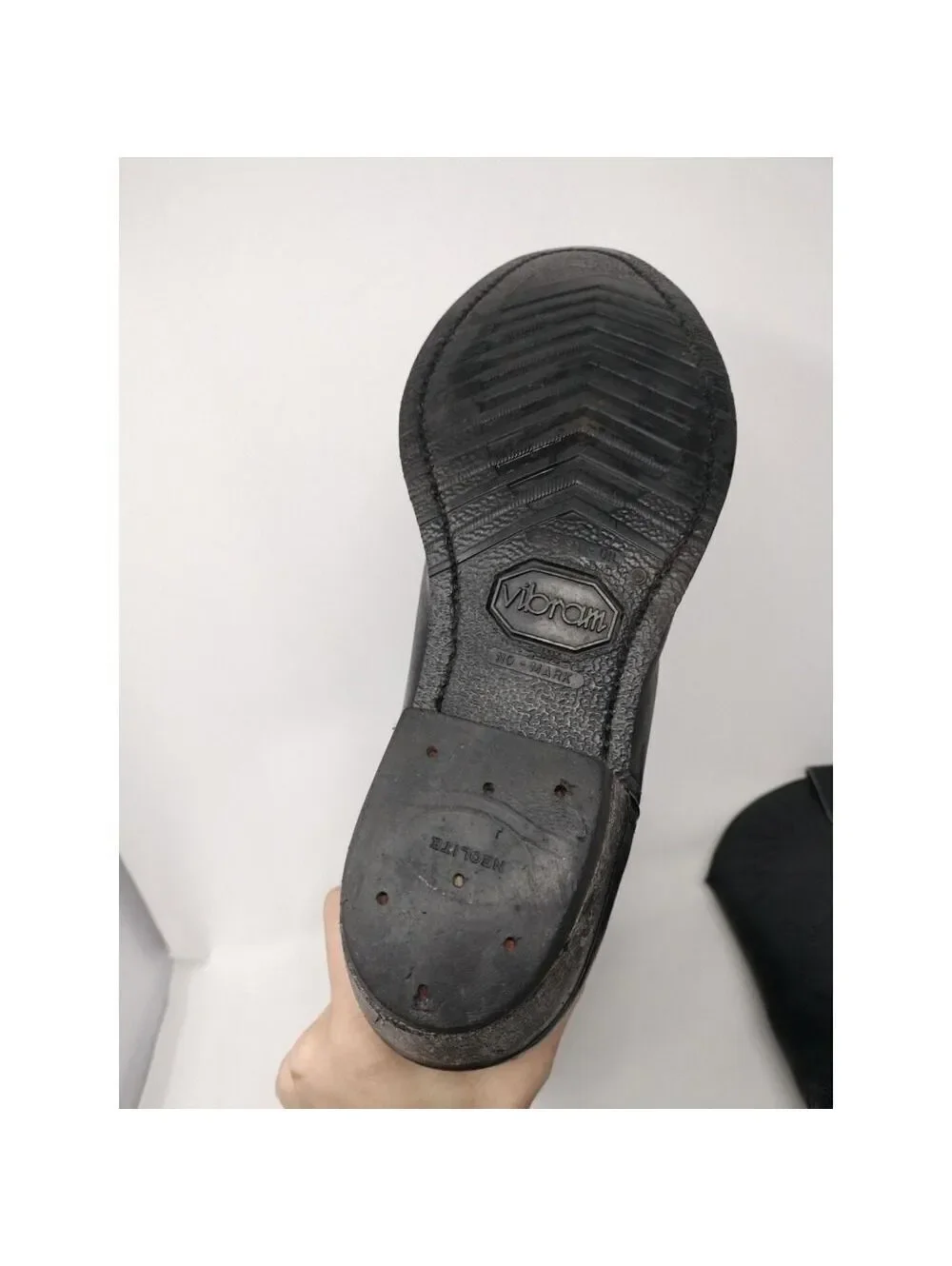 Knapp Neolite Vibram Soles 7.5 EE Cowboy Boots Black Made in USA